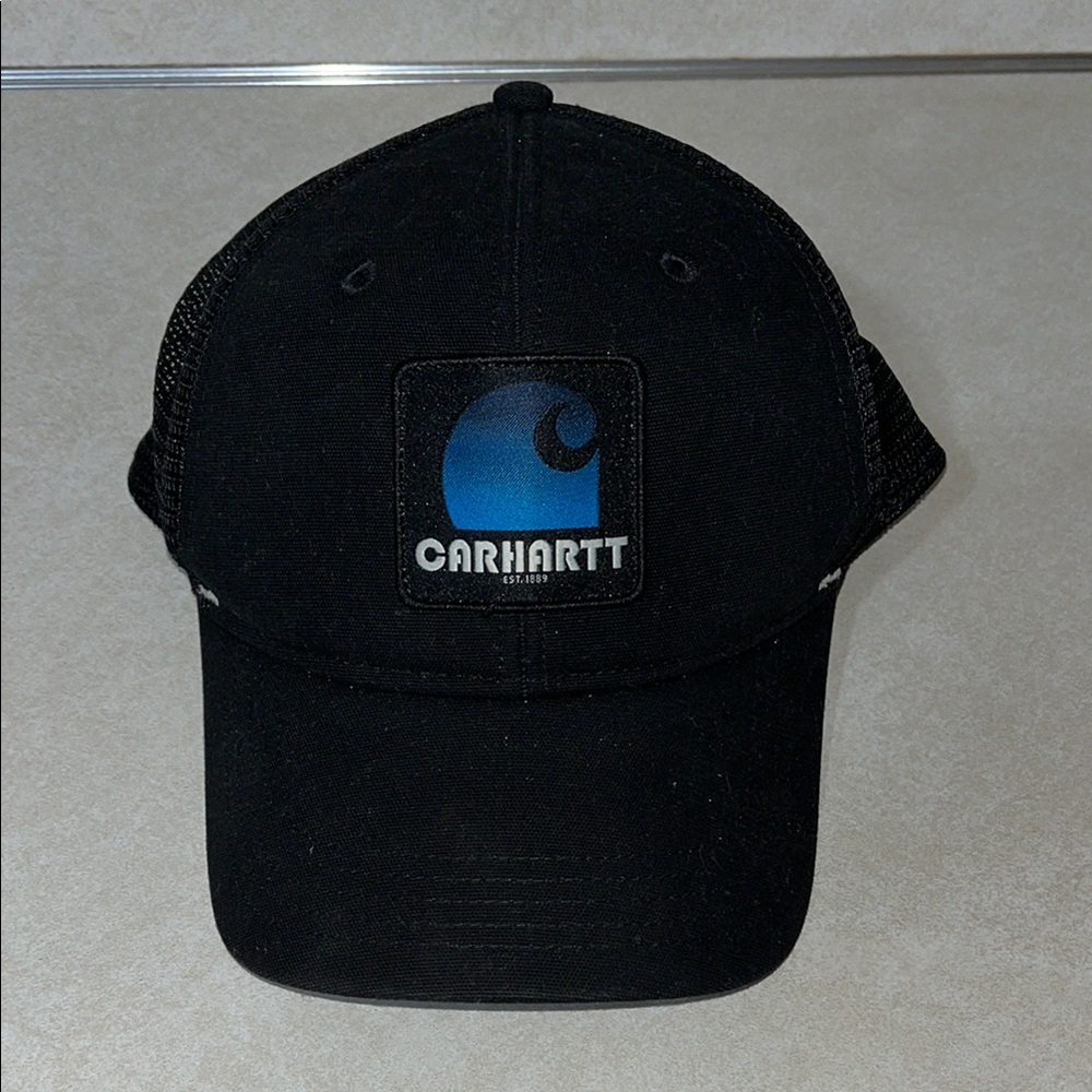 Carhartt Black Cap with Blue Logo